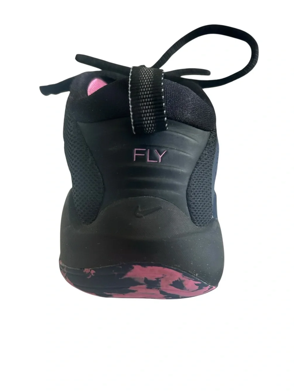 Nike Isofly Black and Pink Basketball Sneakers Girls Size 1